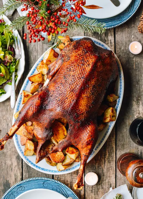 Orange Five-Spice Roast Goose and Potatoes