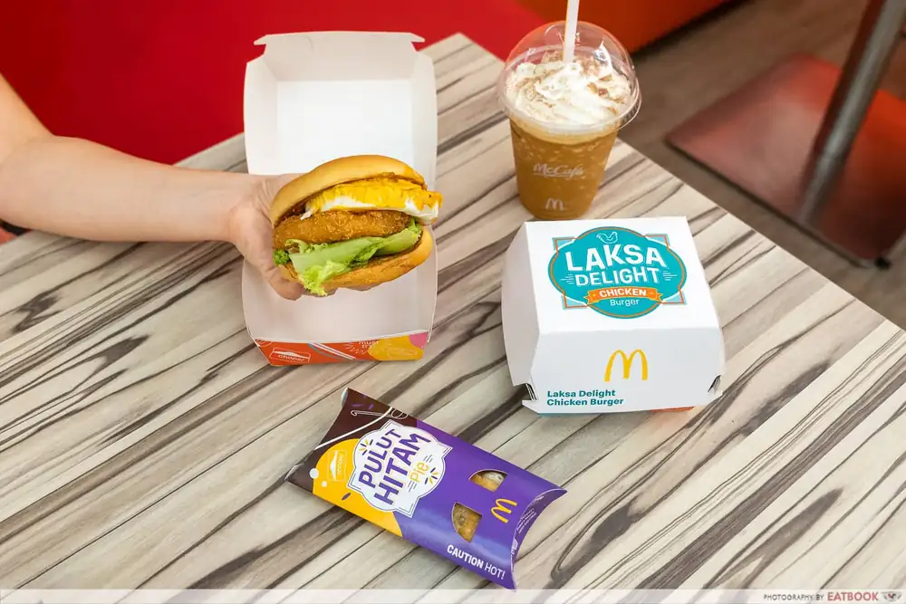 McDonald’s To Launch Laksa Delight Burger And Pulut Hitam Pie For National Day