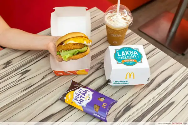 McDonald’s To Launch Laksa Delight Burger And Pulut Hitam Pie For National Day