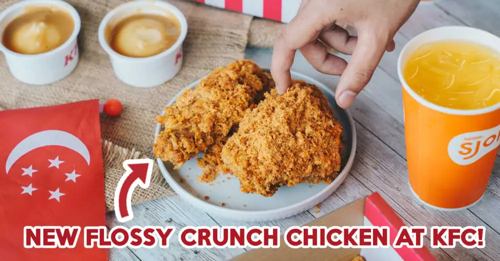 KFC Has A New Flossy Crunch Chicken That’s Topped With Spicy Chicken Floss