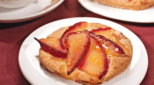Plum and Goat Cheese Cakes
