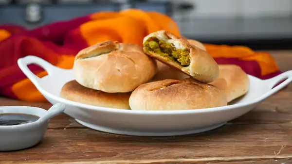 Baked Matar Kachori Recipe