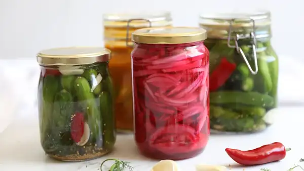 The liquid from pickles can give rice a special touch