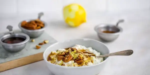Maple Pecan Cottage Cheese Bowl