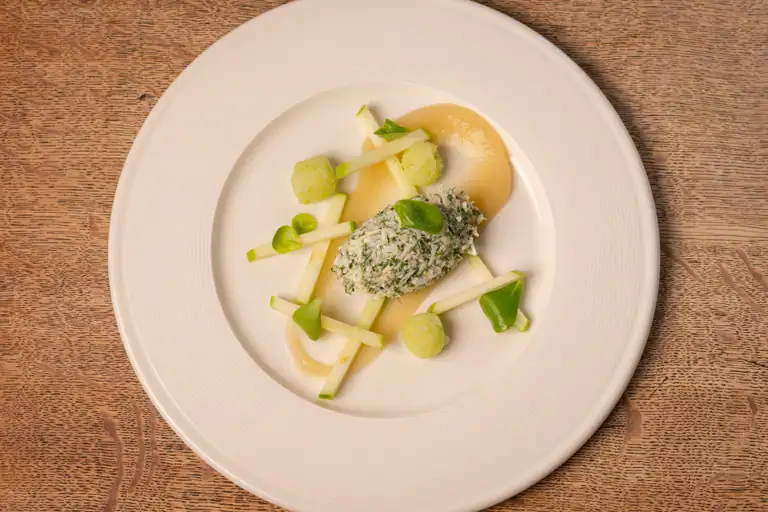Newlyn Spider Crab With Crème Fraîche And Granny Smith Apple Recipe
