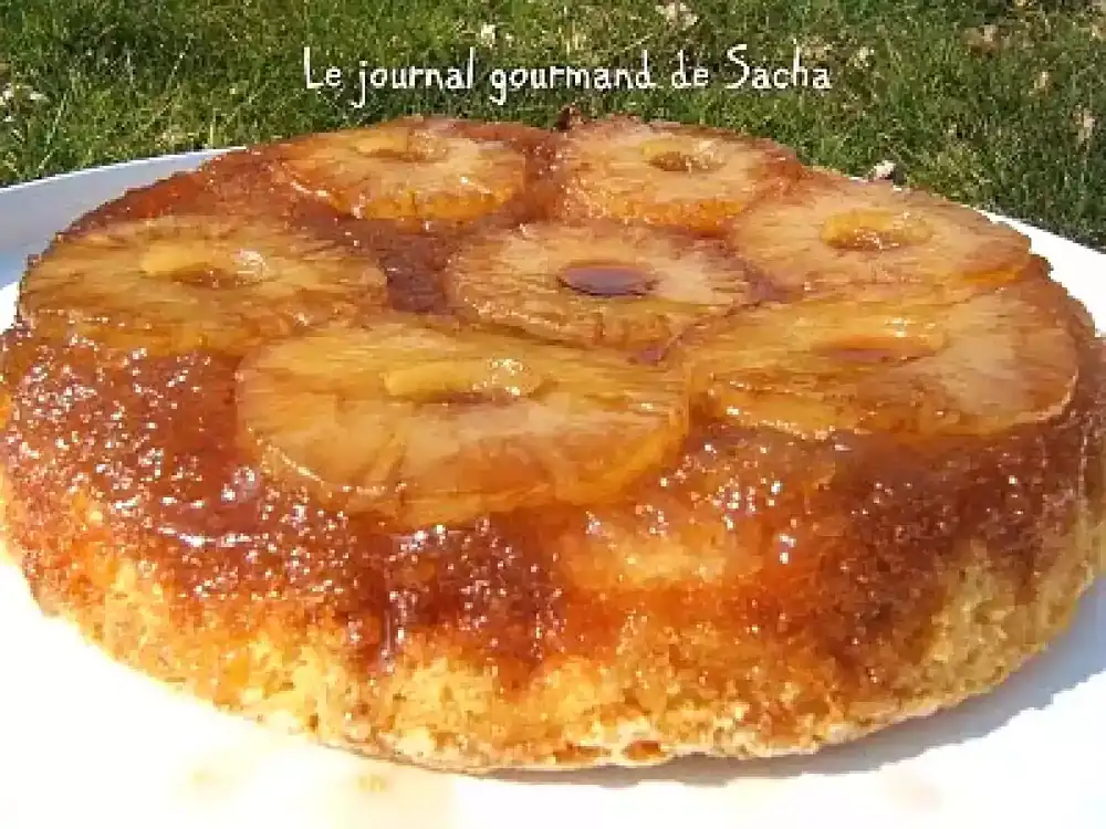 Recipe for caramelized pineapple cake