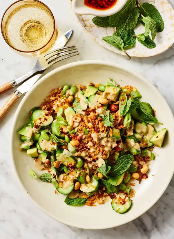 This crispy rice salad is so good, I've already made it 3 times this summer