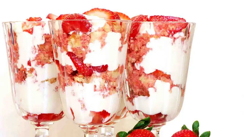 No-bake glass cake, prepare this 10 minutes before serving
