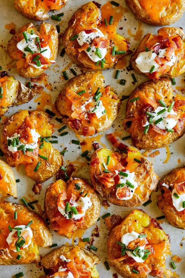 Loaded Smashed Potatoes