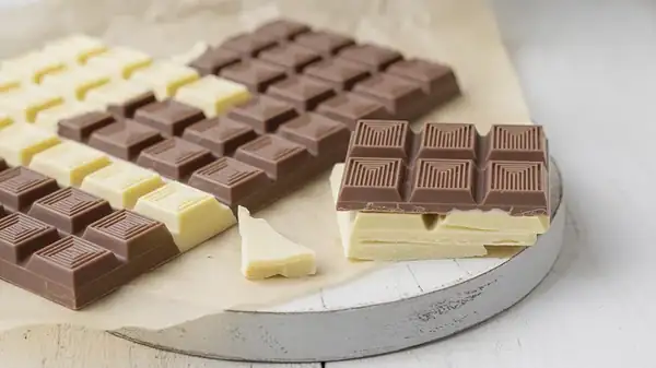 Qué diferencia realmente al chocolate blanco del chocolate con leche