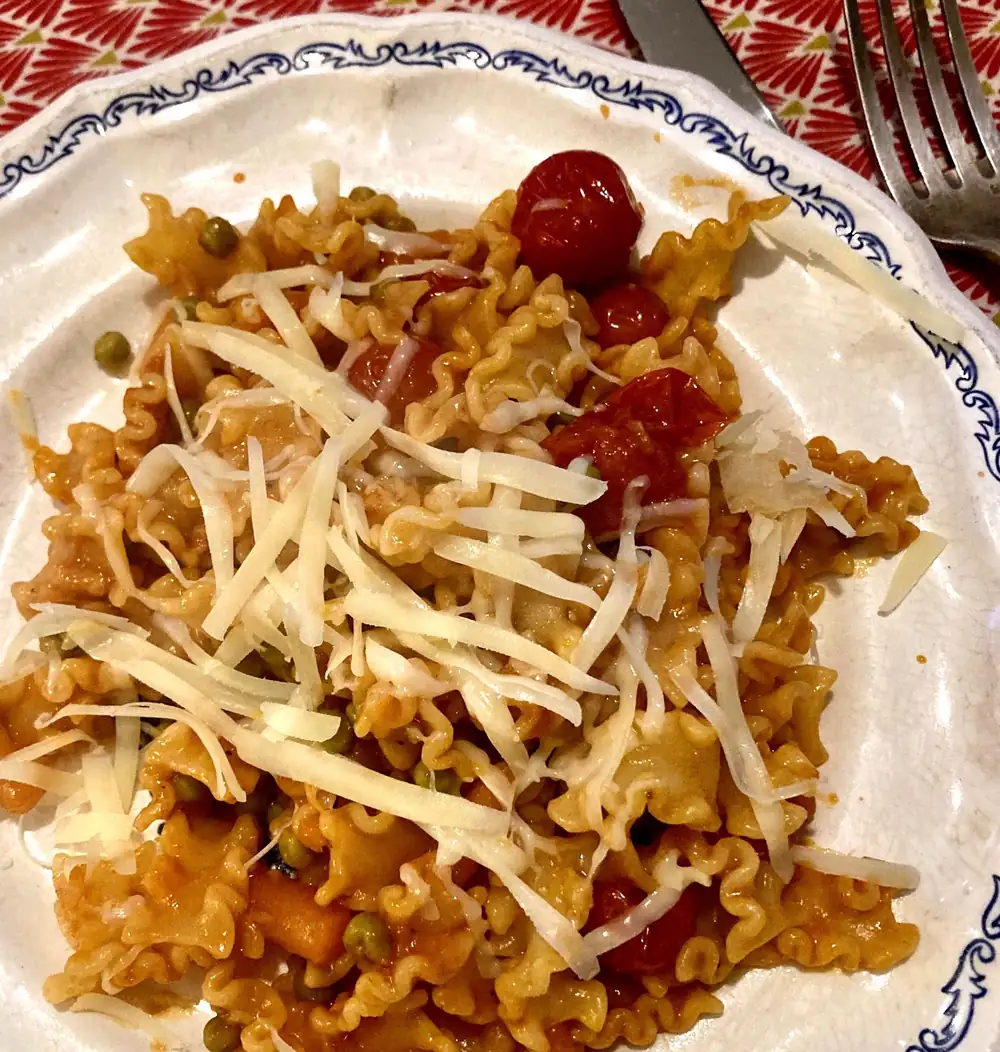 La recette des pâtes au pif de ma fille (Pasta with my daughter's nose, en italien)