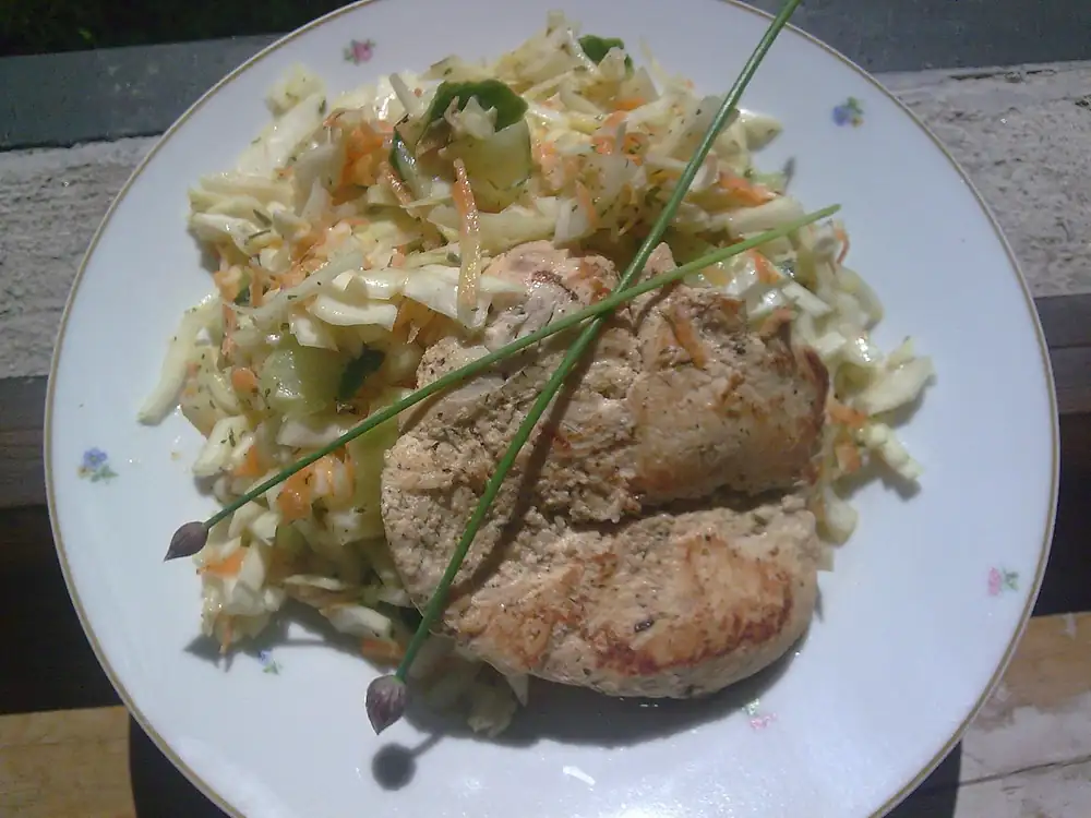 Turkey breast in yogurt