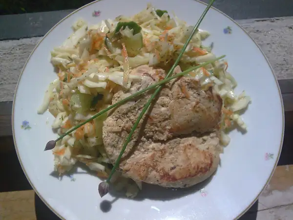 Turkey breast in yogurt