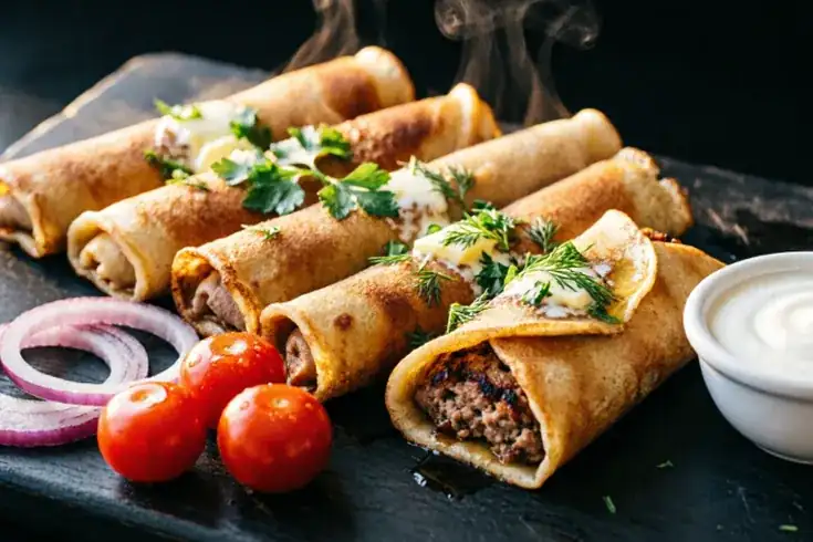 Perfect Meat Pancakes: The Secrets to Thin Pancakes and a Juicy Filling