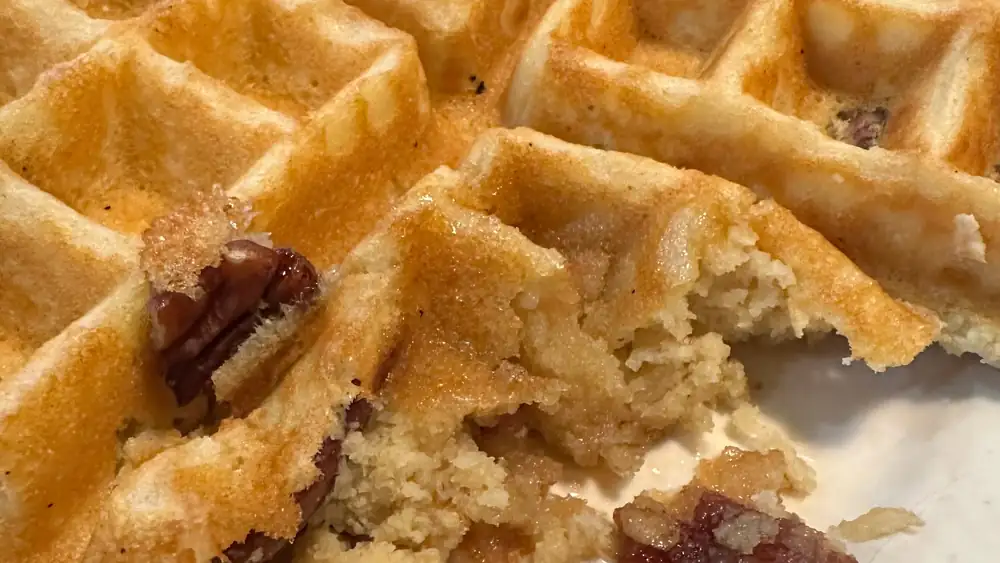 Judy's Family Restaurant pecan waffles live up to the praise
