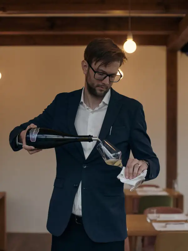 A story in a stemmed glass: interview with Márton Király, sommelier of Pajta