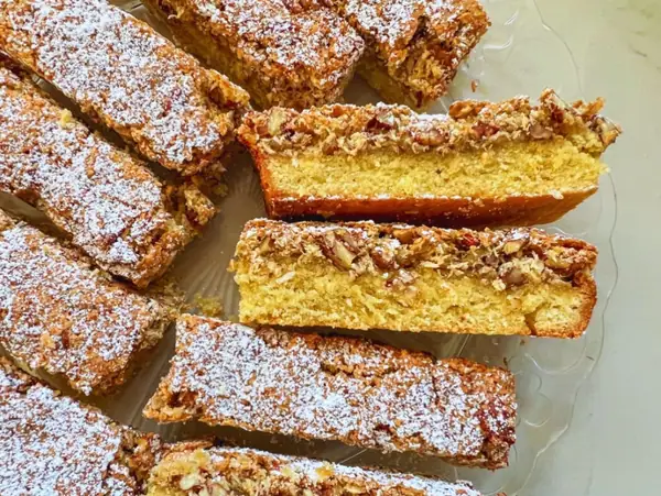 Cardamom Pecan Pie Bars