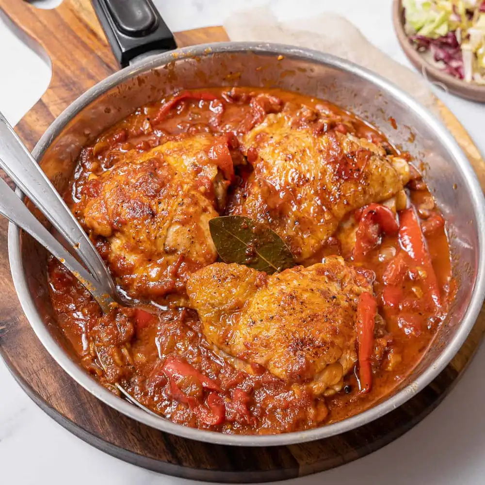 Chicken Chilindrón Recipe (Pollo al Chilindron)