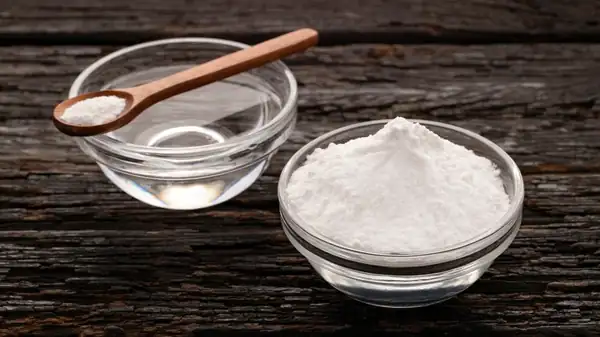 What role does baking soda play in baked goods?