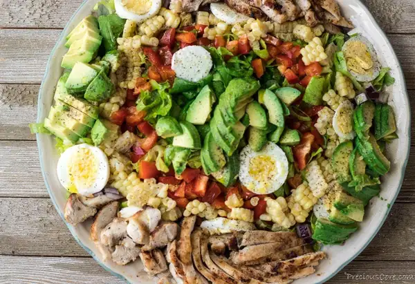Chicken Avocado Salad with Lime Dressing (includes VIDEO!)