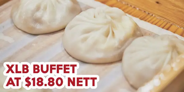 Cena buffet libre de Xiao Long Bao por $21.80 netos en el restaurante Master Wang de Woodlands