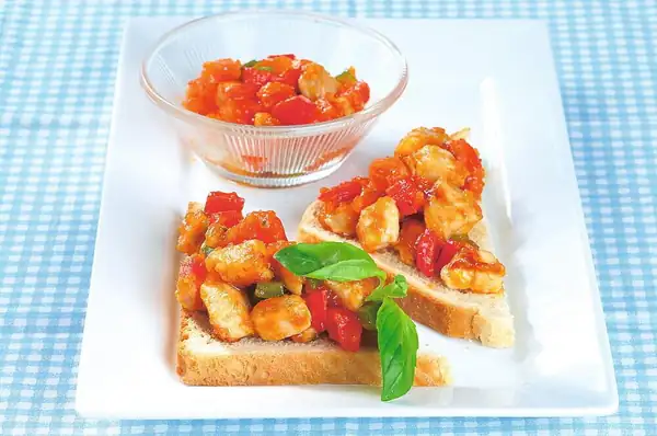 Mixture on toast