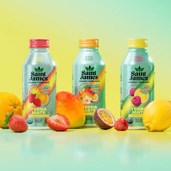 Saint James Iced Tea enters yerba mate category with organic caffeinated beverage line