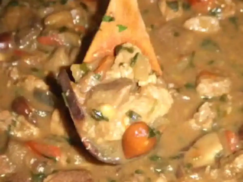 Recipe for lamb with honey and mushrooms
