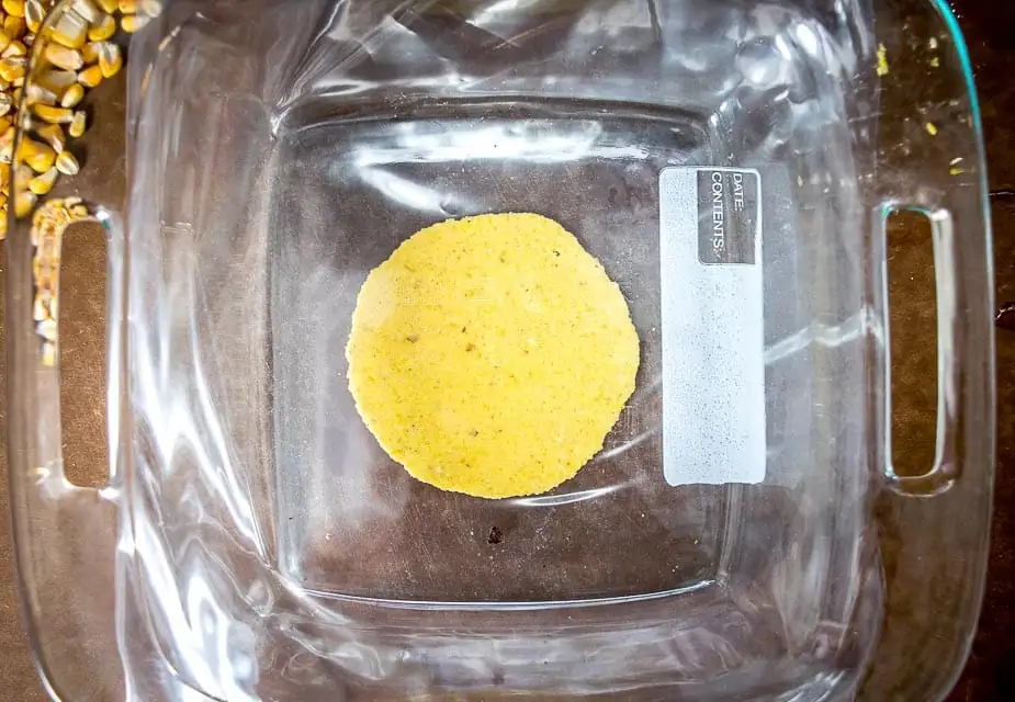 Homemade Masa Dough Using Yellow Field Corn