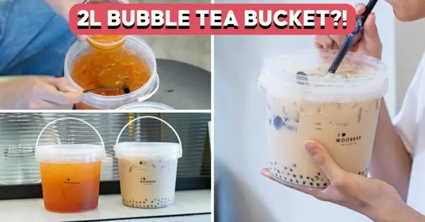 Woobbee Has 2L Bubble Tea Bucket, Flavours Include Pi Pa Gao Milk Tea And More