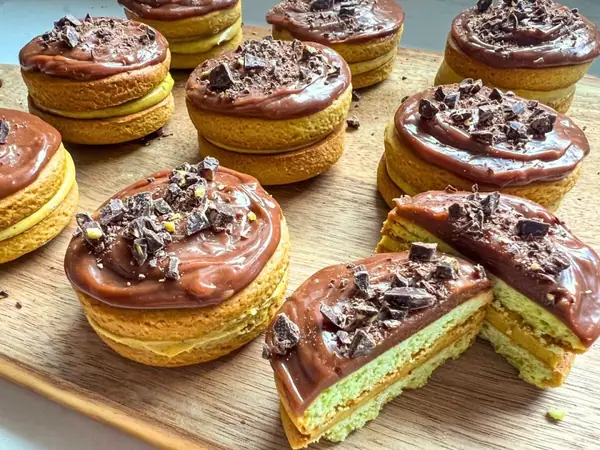 Pistachio Sandwich Cookies