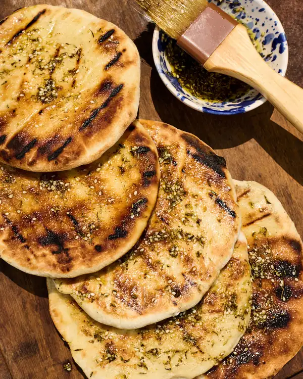 Grilled Pita With Za’atar