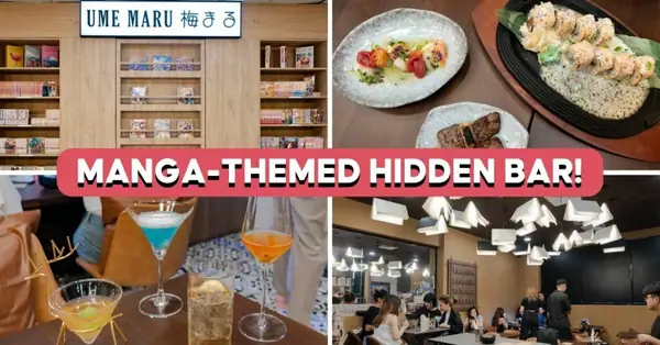 Ume Maru: Japanese Bar Hidden Behind Manga Shelves
