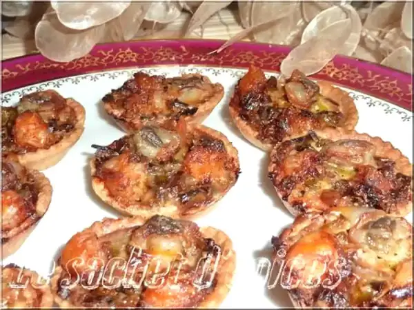 Recipe: Mini leek and seafood tarts