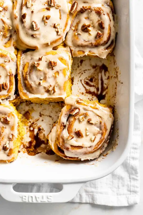 The BEST Sweet Potato Cinnamon Rolls