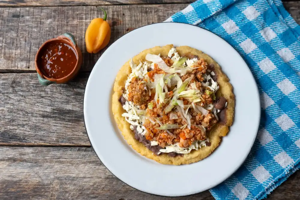 Receta de sopes de picadillo