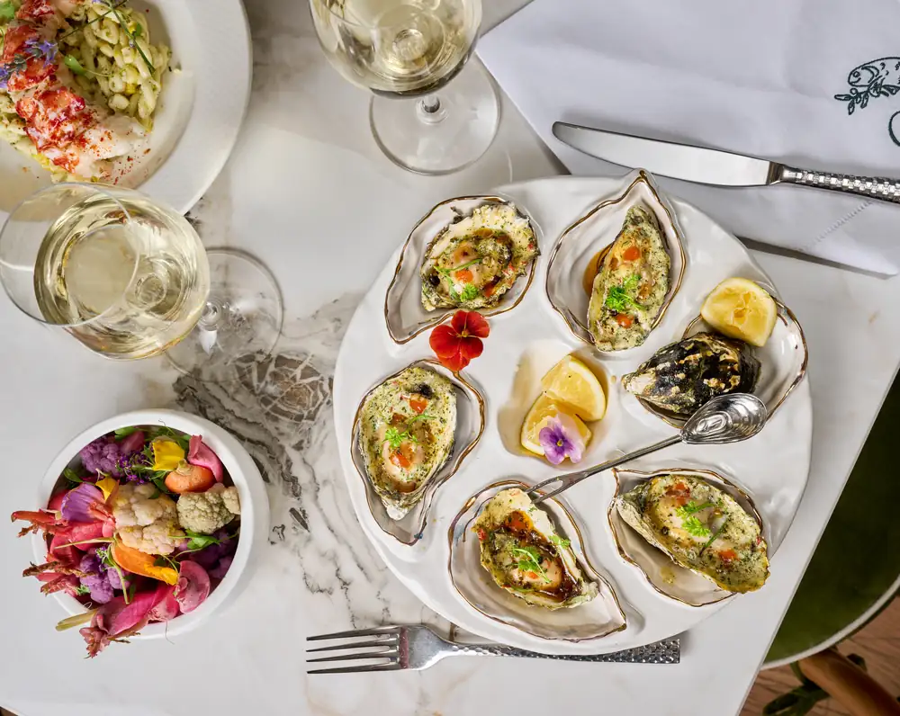Chase Mustard-Crusted Lamb With a Clementine Margarita on This Sprawling Yountville Patio