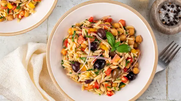 Why orzo works so well in pasta salad, according to chefs