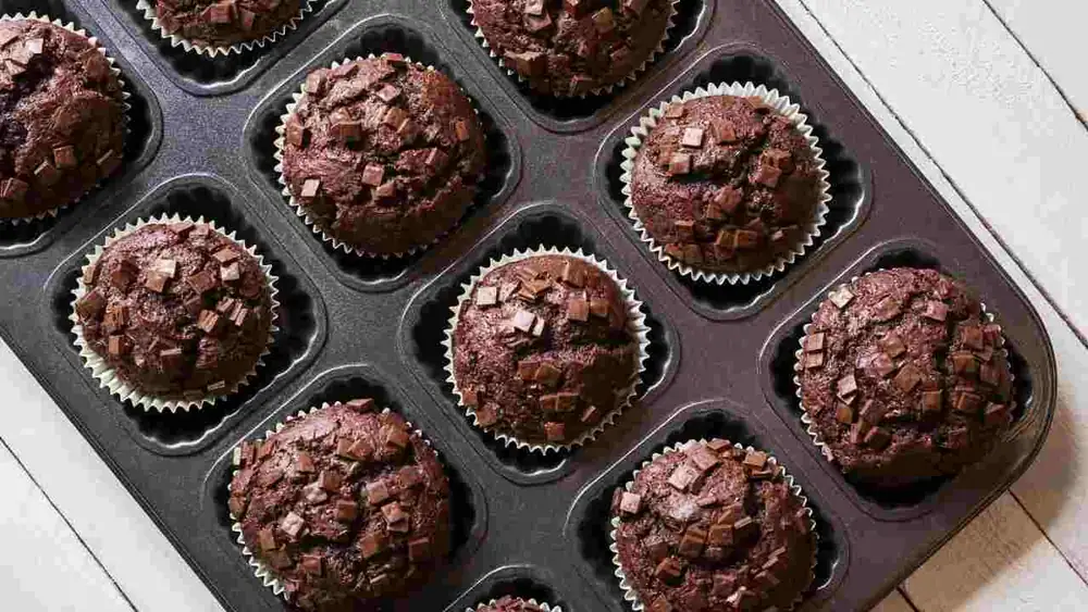 ¡Muffins de chocolate para empezar bien el día! ¿A qué esperas? ¡Prepáralos ya!