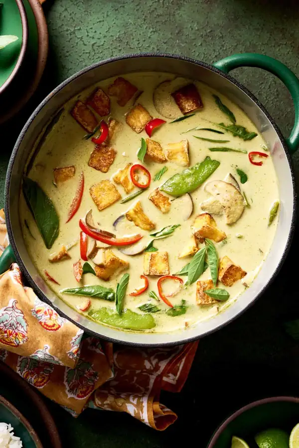 Increíble curry verde tailandés vegano