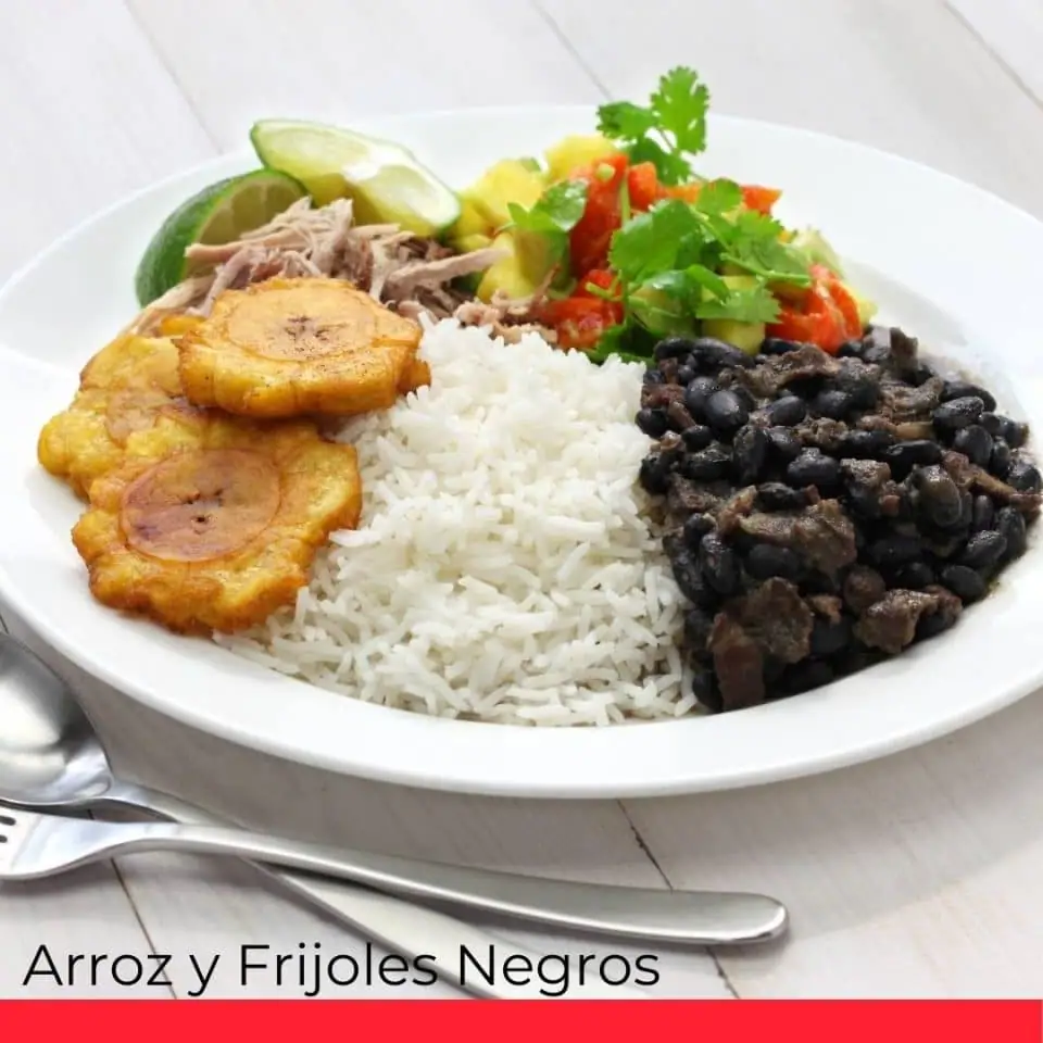 Arroz con Frijoles Negros (Rice and Black Beans)
