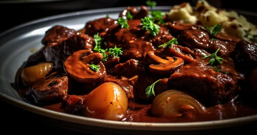 Beef Bourguignon recipe using the Cookeo