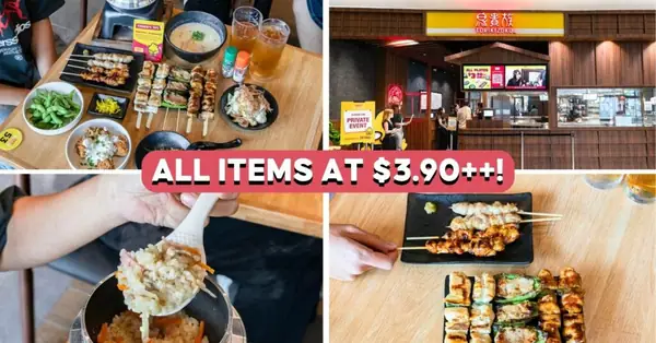 Japan-Famous Torikizoku Opens At VivoCity With $3.90++ Yakitori—Is It Worth A Try?
