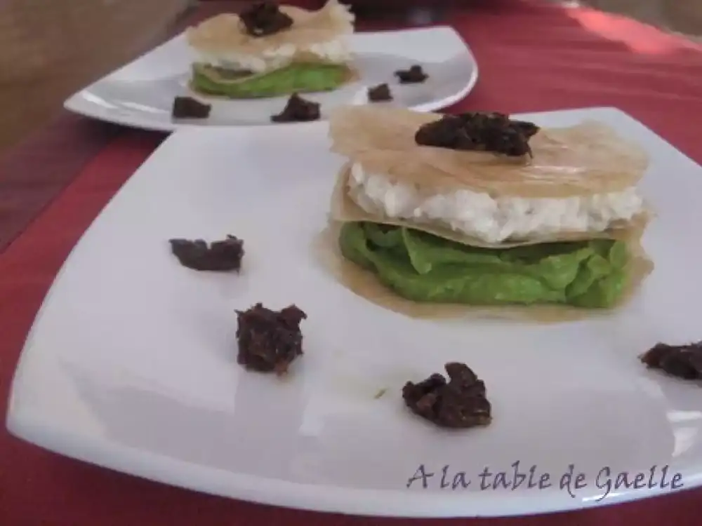 Recipe: Crispy avocado and crab mille-feuille