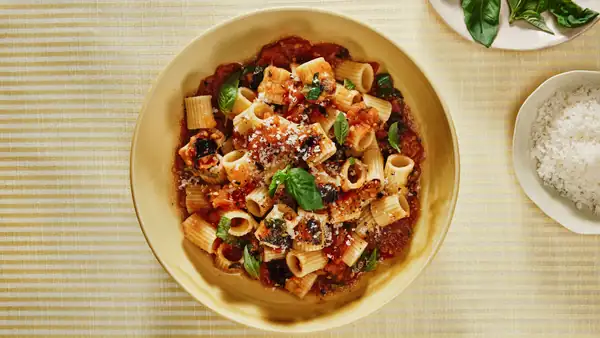 Pasta Pomodoro a la Plancha
