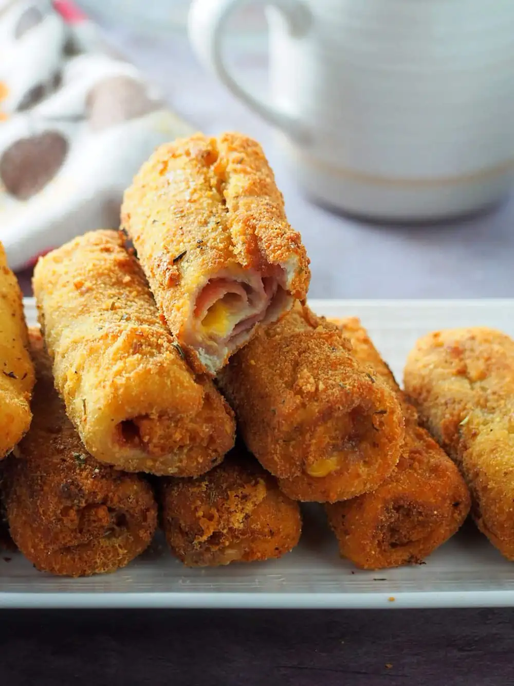 Ham and Cheese Bread Rolls