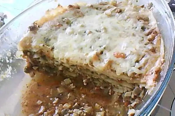 Lasagna with meat