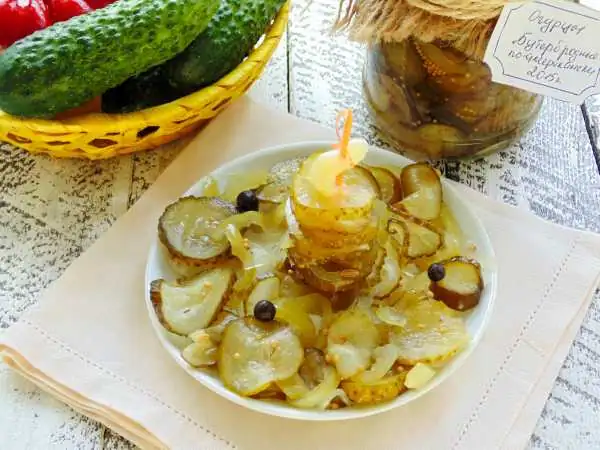 Sandwich cucumbers without sterilization for the winter