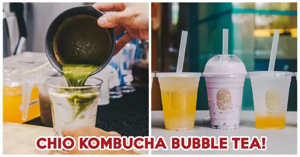 TeaPulse: Healthy Bubble Tea With Kombucha Base And Purple Potato Smoothie At Raffles Place
