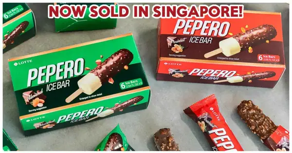 LOTTE Turns Popular PEPERO Snack Into Ice Cream Bars, Available At FairPrice